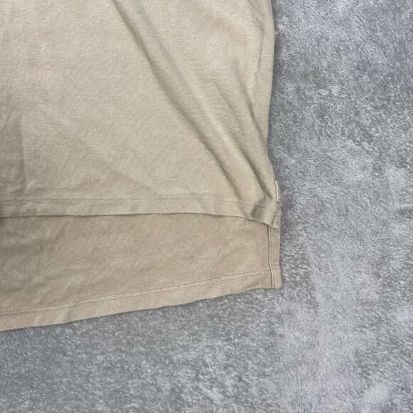 Orvis Men’s Large Shooting Shirt Hunting Beige Hook And Loop Chest Pad Button Up - Picture 5 of 13